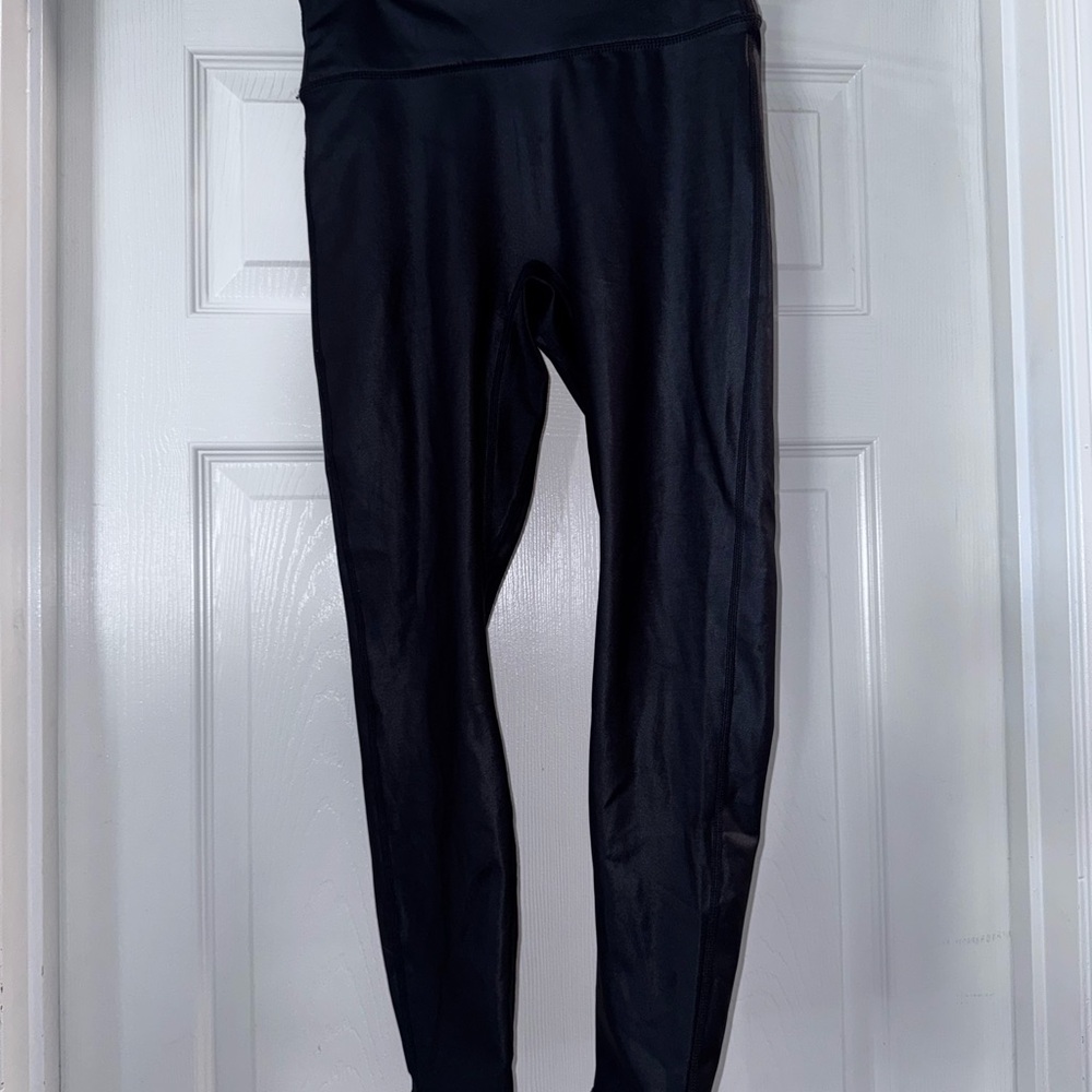FAUX black leather